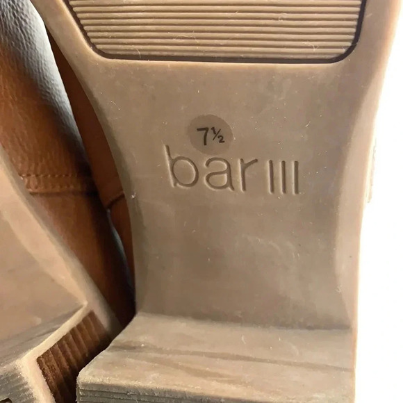 Bar III Wiley Closed Toe Ankle Boots Tan Women’s Size 7.5 - Picture 6 of 6